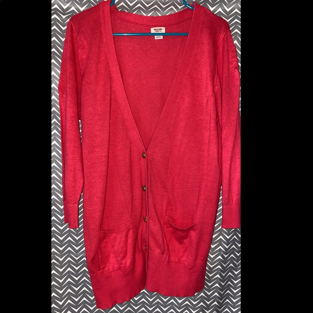Pink cardigan